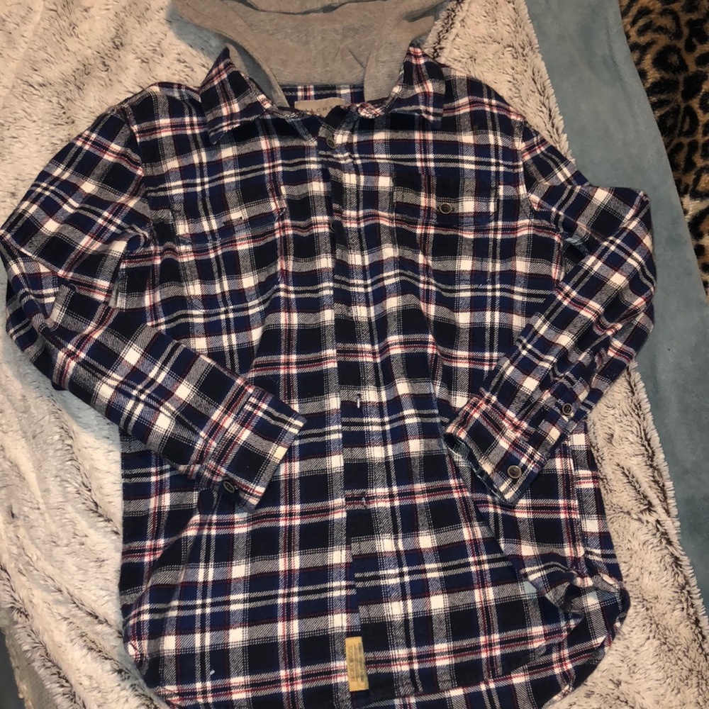 JACHS boys long sleeve flannel